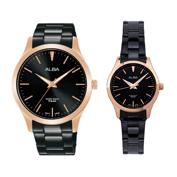 Alba ARSY94X1 Dan ARSZ10X1 Rosegold Black Couple